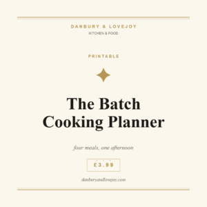 The Batch Cooking Planner