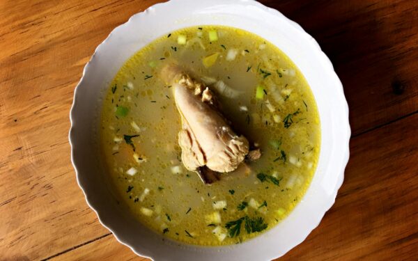 Chicken Broth (2 Chicken Legs): Frugal, Nourishing Base