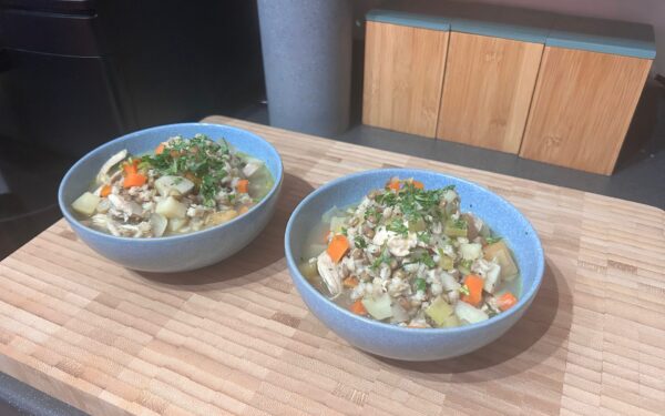 Chicken, Barley and Lentil Broth
