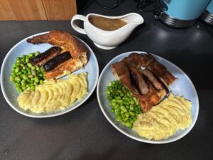 Toad in the Hole with Onion Gravy